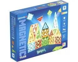 Geomag magnetisch speelgoed Magnetic Tiles Gems 16 bouwset.
