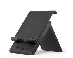 Wonix® - Tablet Houder - Tabletstandaard - Opvouwbaar - Verstelbaar - Van 4 tot 13 Inch - voor Ipad, Tablet, Smartphone, Universaal - Zwart