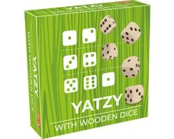 Tactic Yatzy Deluxe – Dobbelspel – Classic Games – Houten Spel – Vanaf 5 jaar