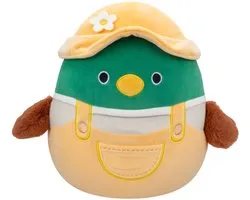 Squishmallows Avery Eend in Gele Outfit Pluche Knuffel XL 50 cm