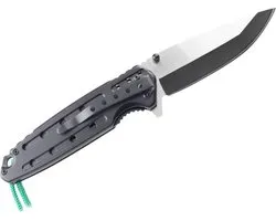 Couteau à corde noir et vert x-treme couteau de poche en acier inoxydable + couteau pliant en acier inoxydable à assistance assistée par Flipper