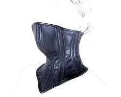 Verstelbare Choker Leer - BDSM - Nek Bondage - Leer - Leather - Leder - BDSM - Verstelbaar