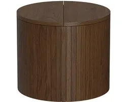 Vicco Tavilo Salontafel – 38 x 38 cm Walnoot