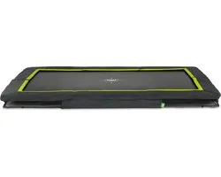 EXIT Silhouette Sporttrampoline 214x305cm - Inground - Ingraaftrampoline - Rechthoekig - Voor Kinderen - Zwart