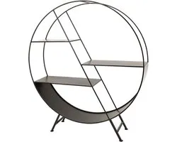 SVJ Home Decorations Décoration Décoration murale Ornatum - 70 x 18 x 78,5 cm - Métal - Zwart