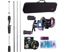 Nivard Visspullen - Viskoffer - Tacklebox - Kunstaas - Vis Accessoires - Hengelsport - Spullen - Roofvis - Karper - Snoek - Veelkleurig Rechterhand