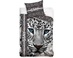 Carbotex Housse de couette Snow Cheetah 140 X 200 Cm Grijs