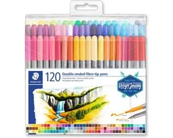 STAEDTLER Design Journey - kleurstift dubbele punt - set 120 st