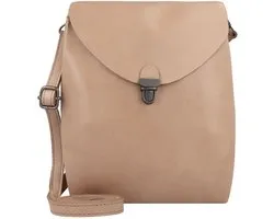 HAROLD'S Cuir sac à épaule bandoulière Fold Handbag Clutch Up Camel beige
