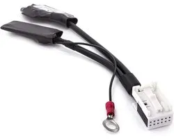 SnelShoppen - Bluetooth Adapter Auto Radio Module 12 Pol Quadlock AUX Interface - Streaming van Smartphone naar Autosysteem - Eenvoudige Installatie