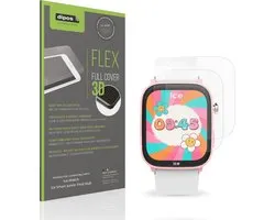dipos FLEX – 2x Protecteur d'écran mat compatible avec Ice-Watch Ice Smart Junior Find Hub | Protection d'écran complète | Compatible avec les coques