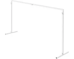 Cellista Arche de Mariage 2x2m - Support Arche Nuptiale - Cadre Fond Carré - Arche de Décoration Métallique - Cadre Arche de Mariage Autoportant - Fer Blanc 10kg