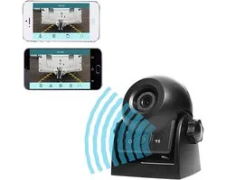 Caméra de Recul Wifi Sans Fil Étanche Vision Nocturne Grand Angle 120° Magnétique pour Camion Camping-car Remorque