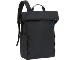 Lässig Luiertas Rugzak Outdoor Rolltop Green Label Zwart
