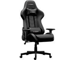 HICON® – Chaise gaming – Fauteuil gamer ergonomique – Chaise de bureau réglable pour gaming – Mondo – Noir