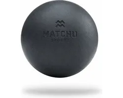 Matchu Sports - Balle de Lacrosse - Ballon de massage - Noir