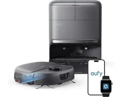 eufy Robotstofzuiger C28, HydroJet Zelfreinigende Dweil, 15.000 Pa Turbo Zuigkracht, 5-In-1 Robotstofzuiger & Dweil Voor Thuis, Anti-Klit Ontwerp, AI-Obstakelherkenning