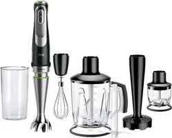 Braun MultiQuick 9 MQ 9147X 0,6 L Mélangeur par immersion 1200 W Noir, Acier inoxydable