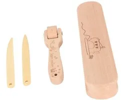 Set de clapoir de tailleur en bois pour l'absorption de vapeur, poignée confortable, idéal pour la couture, le quilting et le repassage
