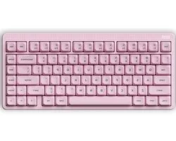 nuphy Node75 Draadloos mechanisch toetsenbord, 75% hot-swappable aangepast toetsenbord, 82 toetsen computergamingtoetsenborden, ondersteunt aanraakgebaren, PBT-toetsdoppen, RGB-achtergrondverlichting