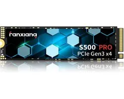 256 GB NVMe M.2 PCIe Gen3x4 SSD met SLC-cache en 3D NAND TLC - Razendsnelle interne opslag tot 3500 MB/s
