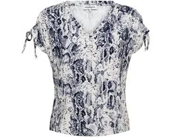 &Co Woman VIANA SNAKE - Top - XL - Blauw