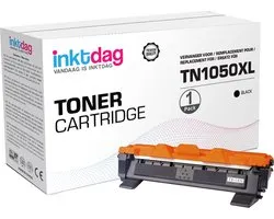 Cartouche de toner noir Brother TN1050 XL (impression 2000) de marque Inkday (1 pièce) adaptée aux imprimantes Brother DCP-1510 DCP-1511 DCP-1512 DCP-1610 W DCP-1612 W HL-1110 HL-1111 HL-1112 HL-1210W HL -1212W MFC-1810 MFC-1811 MFC-1910 W