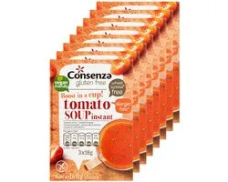 Consenza | Tomatensoep Instant | 8 stuks | 8 x 18g