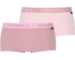O'Neill dames boxershorts 2-pack - mauve light lilac - maat L
