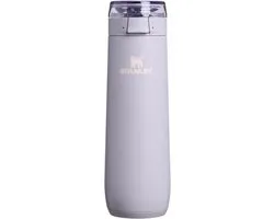 STANLEY Flowstate Spring Bottle 0.59L (Purple Dust) – Lekvrije RVS Waterfles met Draagriem & Flip-Top Lock – Dubbelwandig Geïsoleerd – BPA Vrij