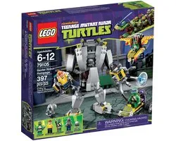 LEGO Teenage Mutant Ninja Turtles Baxter Robot Rampage, Bouwpakket, 6 jaar, 397 stuk(s)
