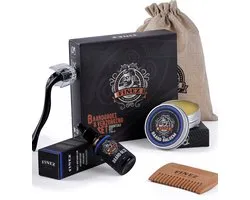Finez baardgroei kit met roller en olie
