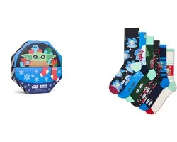 Happy Socks - STAR WARS 6-Pack Grogus Holiday Gift Set - Unisex - Sokken