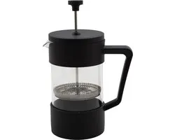 French press cafetière uit glas zwart 600ml