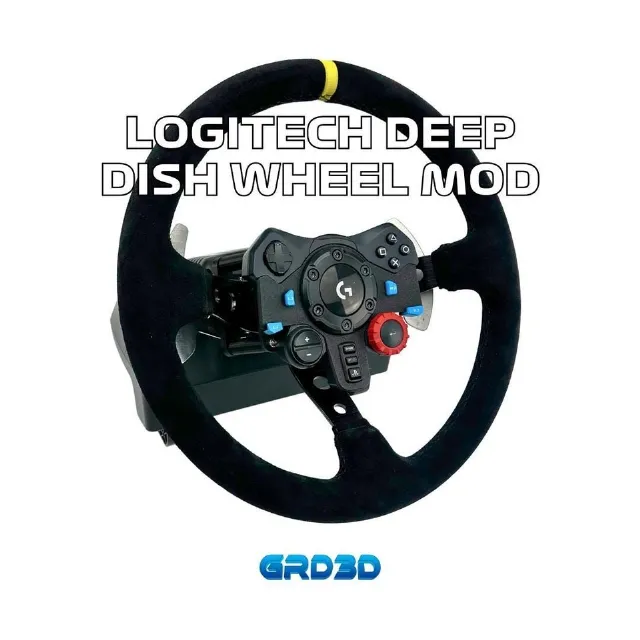 Logitech G29/G920/G923 Deep Dish Wheel Mod - Quick Release GRD3D