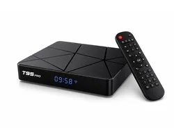 Jurrys Tv-box - Lecteur multimédia - Boîtier de streaming - Streamer multimédia - 4 Go - Android - Super rapide - Plug&play - Noir -