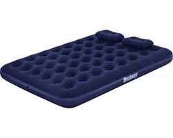 Bestway Matras Double avec Gonfleur et Coussins 203x152x22 cm Opblaasbaar et Camping 67374