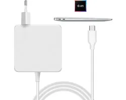 Chargeur USB-C 65W Noir - Câble 1.8m MacBook HP Lenovo Asus Samsung