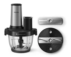 Philips 5000 series HR1504/00 hachoir électrique 1,2 l Noir, Acier inoxydable