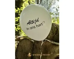 Ballon - Toujours dans nos cœurs - AF-SVB10 - Funérailles - Crémation - commémoration d'un anniversaire de décès - Adieu et consolation