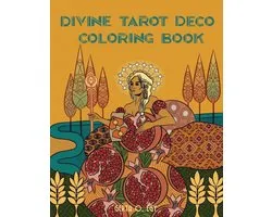 Divine Tarot Deco Coloring Book