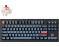 Clavier Keychron V3 Max QMK/VIA interrupteur rouge noir