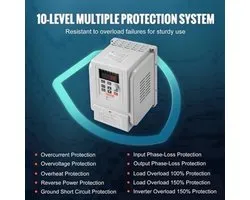 Inverter - Drive Inverter - Variable Frequency Drive - 5HP 4KW - 220V - VFD - Uitgang Variable Frequency Drive - voor AC Motor Snelheidsregeling