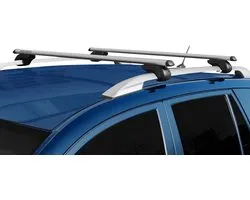 Dakdragers geschikt voor Kia Stonic (YB) 2017-heden Menabo Brio zilver