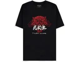 Cyberpunk 2077 - Tiger Claws Unisex Tshirt - XL - Zwart