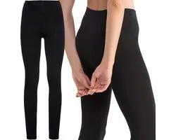 Thermo legging - Zwart - Extra fleecelaag - Heat Booster - S/M