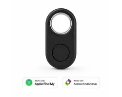 GPS Tracker - 1 stuk - Android & IOS Smart Tag - Key Finder zonder abonnement - Werkt met Google Find My Device & Apple Find My - Water en stofdicht - Geschikt voor kinderen/honden/katten/koffers
