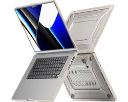 Heavy Duty Cover - Geschikt voor MacBook Pro 16 inch - Case - Extreme Valbescherming - Hardcase + Softcase - A2141/A2485/A2780 M2 Pro,Max (2019-2023)