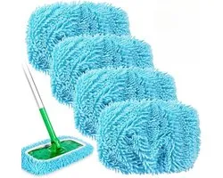 Geschikt voor Swiffer Sweeper Mop en Sweep & Mop Deluxe Wet Pad navullingen 4 stuks
