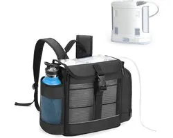 Draagbare zuurstofconcentrator rugzak voor Inogen One, Oxygo, Caire, SimplyGo Mini - Zwart